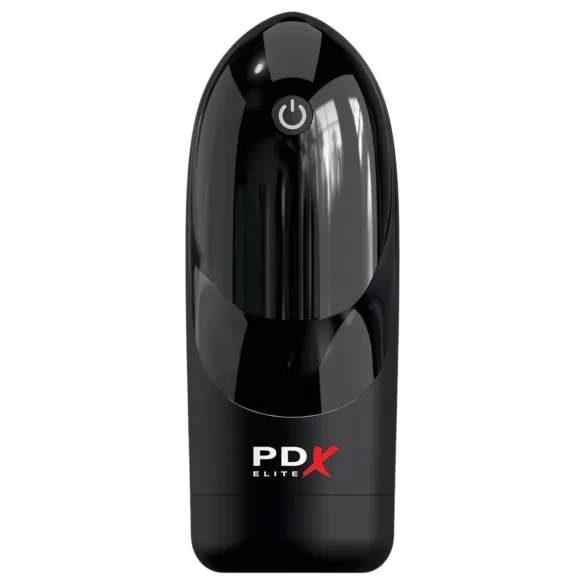 PDX Hydrogasm - oplaadbare draaiende masturbator (zwart)