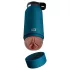 PDX - Fuck Flask Private Pleaser - kunstvagina in een fles (blauw-bruin)