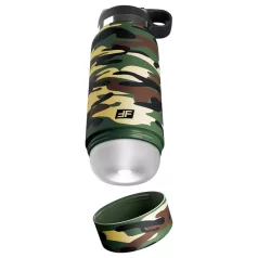   Fap Flask Happy Camper - masturbator in een veldfles (groen-zwart)