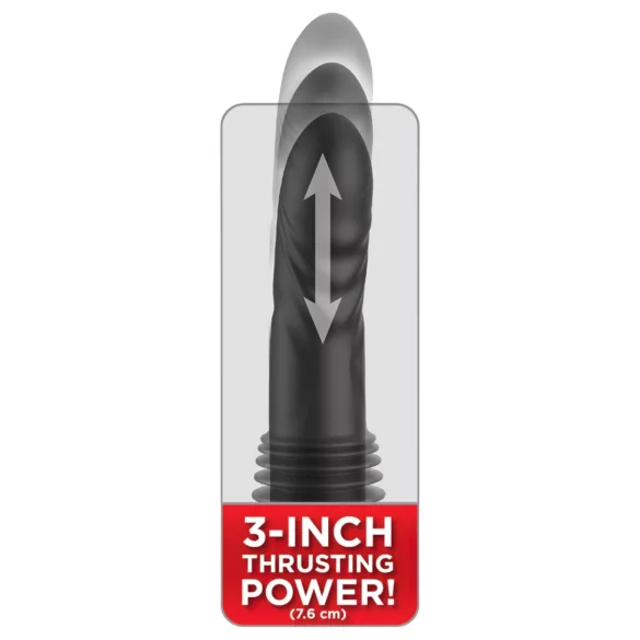 Fetish - duw‑vibrator (zwart)
