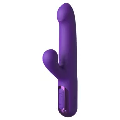   Fantasy For Her - 2-in-1 stotende vibrator en clitorisstimulator (paars)