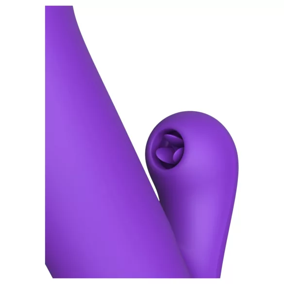 Fantasy For Her - 2-in-1 stotende vibrator en clitorisstimulator (paars)