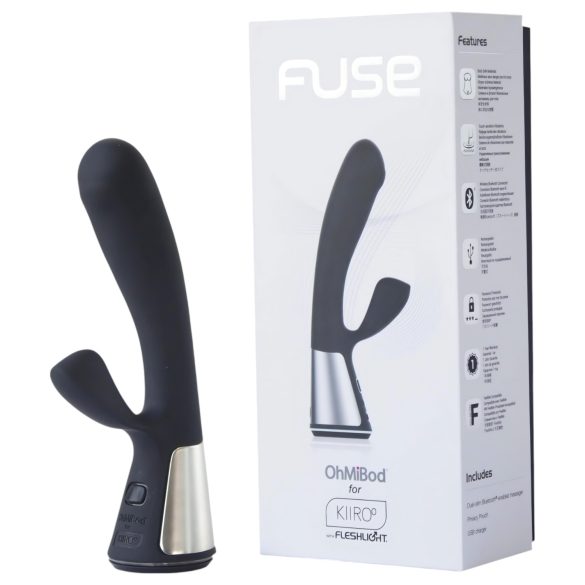 Fleshlight OHMIBOD Kiiroo - slimme clitorisstimulator met arm (zwart)