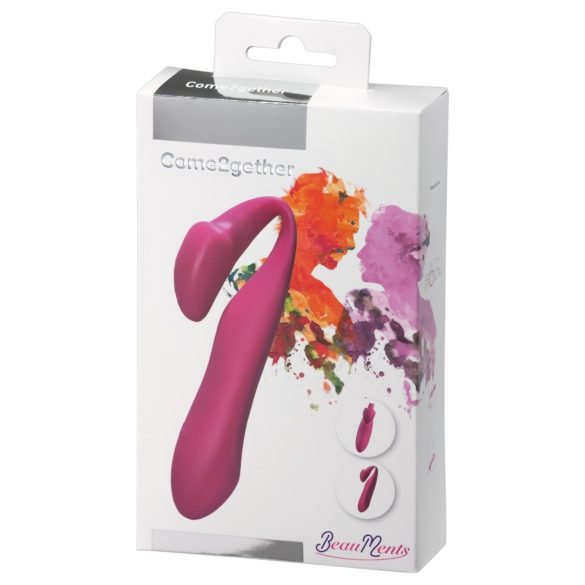 BeauMents Come2gether - oplaadbare, waterdichte duo vibrator (roze)