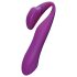 BeauMents Come2gether - oplaadbare, waterdichte duo-vibrator (paars)