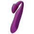 BeauMents Come2gether - oplaadbare, waterdichte duo-vibrator (paars)