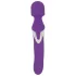Javida Wand & Pearl - 2-in-1 wand vibrator - paars