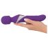 Javida Wand & Pearl - 2-in-1 Massage Vibrator (paars)