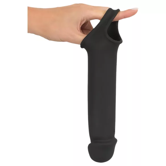 Rebel - vibrerende penis sleeve - oplaadbaar met afstandsbediening - zwart