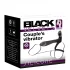 Black Velvets - vibrator en penisring 2-in-1 oplaadbaar - zwart