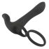 Black Velvet - 2in1 duo vibrator & penisring (zwart)