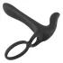 Black Velvets - vibrator en penisring 2-in-1 oplaadbaar - zwart