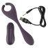 Couples Choice - oplaadbare duo vibrator met radio (paars)