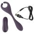 Couples Choice - oplaadbare duo vibrator met radio (paars)