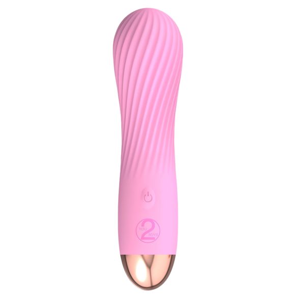 Cuties Mini - oplaadbare waterdichte spiraal vibrator - roze