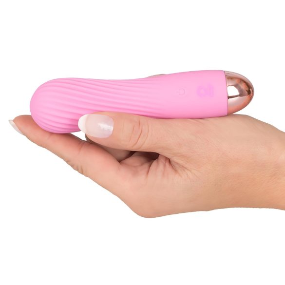 Cuties Mini - oplaadbare waterdichte spiraal vibrator - roze