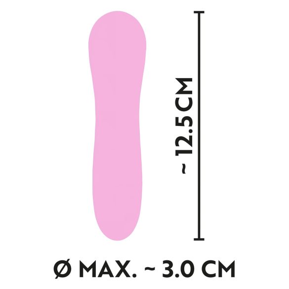 Cuties Mini - oplaadbare waterdichte spiraal vibrator - roze