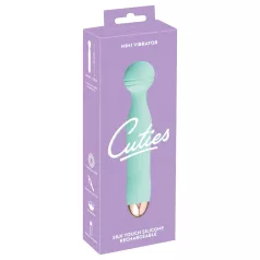   Cuties Mini Wand - oplaadbare, waterdichte massagetrilstaaf (groen)