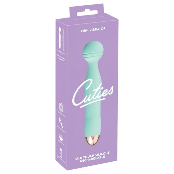 Cuties Mini Wand - oplaadbare, waterdichte massager (groen)