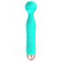 Cuties Mini Wand - oplaadbare, waterdichte massager (groen)
