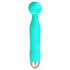 Cuties Mini Wand - oplaadbare, waterdichte massager (groen)