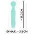Cuties Mini Wand - oplaadbare, waterdichte massager (groen)