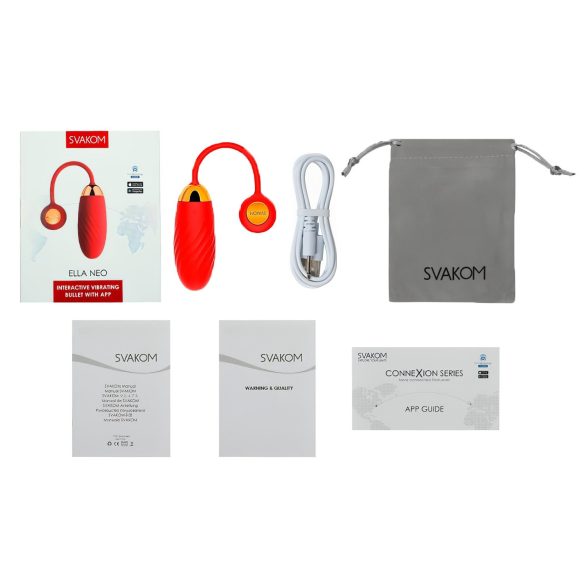 Svakom Ella Neo - slimme, vibrerende ei (rood)