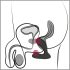 Svakom Vick Neo - Oplaadbare VR Anale Vibrator (Zwart)