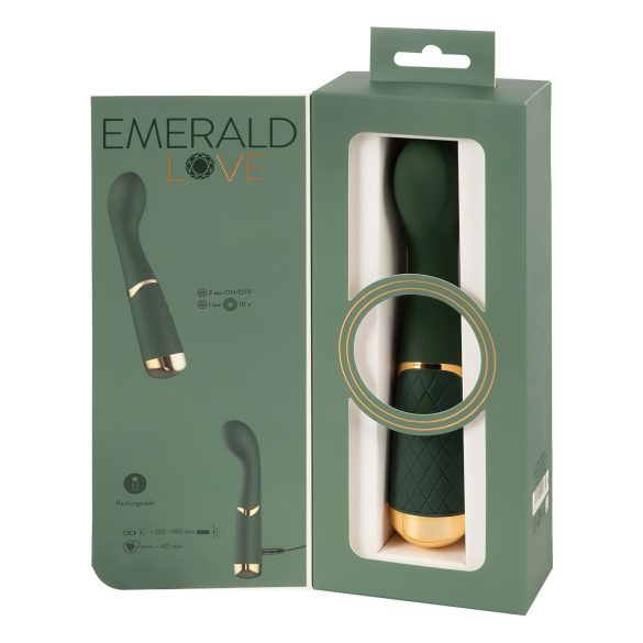 Emerald Love - G-spot vibrator - oplaadbaar waterdicht - groen