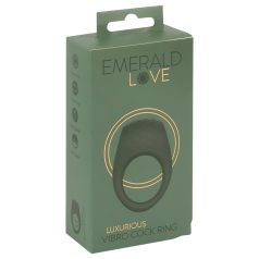   Emerald Love - vibrerende penisring - oplaadbaar en waterdicht - groen