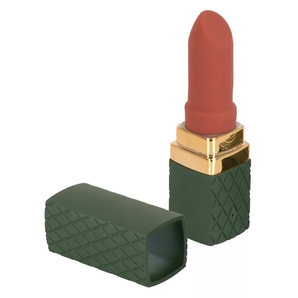 Emerald Love - oplaadbare, waterdichte lipstickvibrator (rood)