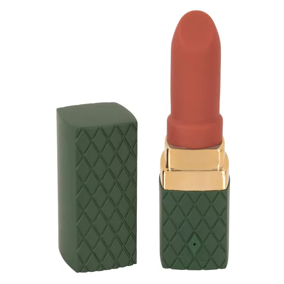 Emerald Love - oplaadbare, waterdichte lipstickvibrator (rood)