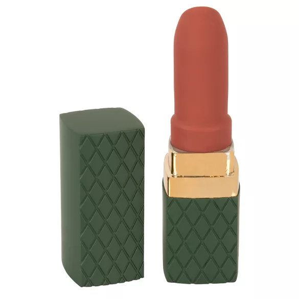 Emerald Love - oplaadbare, waterdichte lipstickvibrator (rood)