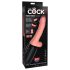 King Cock Plus 6,5 - realistische vibrator met testikels - natuurkleurig