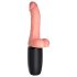 King Cock Plus 6,5 - realistische vibrator met testikels - natuurkleurig