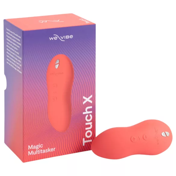 We-Vibe Touch X - clitoris vibrator - oplaadbaar waterdicht - koraal