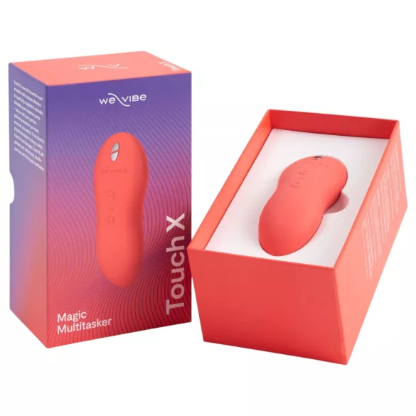 We-Vibe Touch X - clitoris vibrator - oplaadbaar waterdicht - koraal