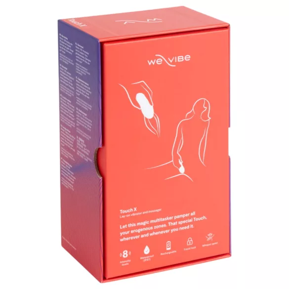 We-Vibe Touch X - clitoris vibrator - oplaadbaar waterdicht - koraal