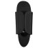 GoGasm Slip - oplaadbare, radiografische clitoris vibrator (zwart)