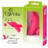 SMILE Licking - luchtdruk- en tongvibrator voor de vinger (roze)
