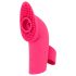 SMILE Licking - luchtdruk- en tongvibrator voor de vinger (roze)