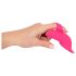 SMILE Licking - luchtdruk- en tongvibrator voor de vinger (roze)