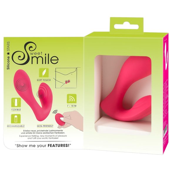 SMILE Panty - draadloze oplaadbare 2in1 vibrator (roze)