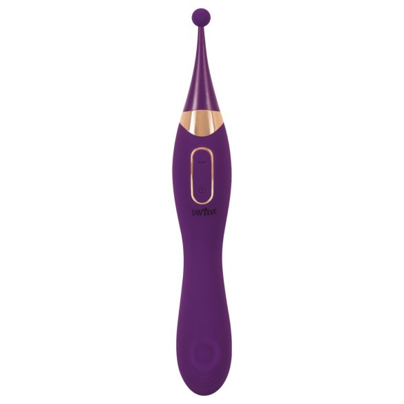 Javida - 2-in-1 oplaadbare clitoris- en vibrator set (paars)