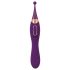 Javida - 2-in-1 oplaadbare clitoris- en vibrator set (paars)