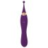 Javida - 2-in-1 oplaadbare clitoris- en vibrator set (paars)