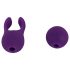 Javida - 2-in-1 oplaadbare clitoris- en vibrator set (paars)