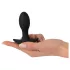 ANOS - prostaat vibrator - oplaadbaar waterdicht - zwart