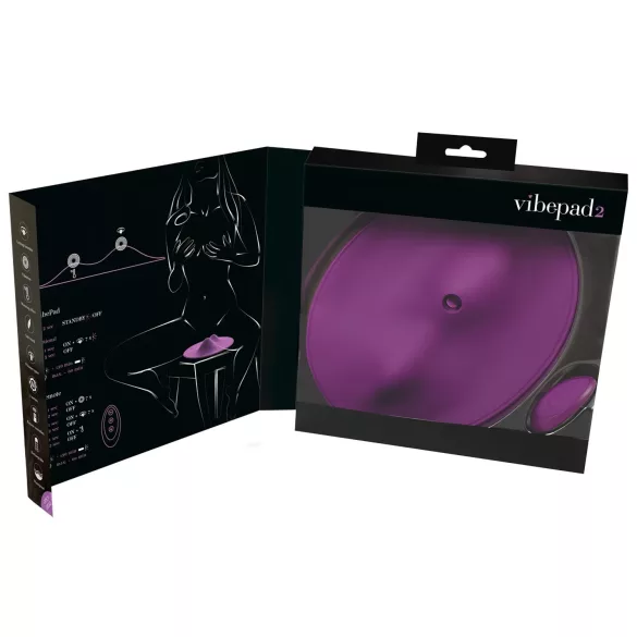 VibePad 2 - vibrerende likkussen vibrator - paars