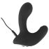 Rebel RC - oplaadbare, draadloze opblaasbare anale vibrator (zwart)